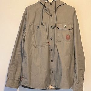 L.L.BEAN Hooded shirt jacket / rain coat